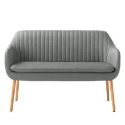 Banquette TILANDA -VIDAXL || BeCo || Emma Soldes kuechensofa tilanda webstoff eiche massiv granit 4805668