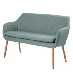 Banquette TILANDA -VIDAXL || BeCo || Emma Soldes kuechensofa tilanda webstoff eiche massiv mintgrau 5061644