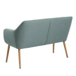 Banquette TILANDA -VIDAXL || BeCo || Emma Soldes kuechensofa tilanda webstoff eiche massiv mintgrau 5061660