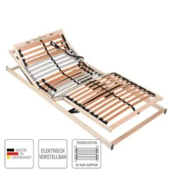 BeCo Sommier à Lattes MEDISTAR DUO 5 BeCo Sommier à Lattes MEDISTAR DUO -VIDAXL || BeCo || Emma Soldes lattenrost medistar duo elektrisch verstellbar buche hellbraun 4567104