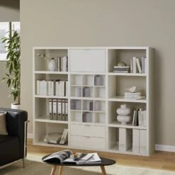 Etagère Concept V -VIDAXL || BeCo || Emma Soldes regal concept v weiss 1994006
