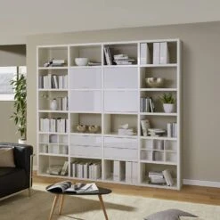 Etagère Concept VIII -VIDAXL || BeCo || Emma Soldes regal concept viii hochglanz weiss 1994370