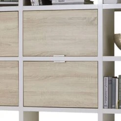 Etagère Concept VIII -VIDAXL || BeCo || Emma Soldes regal concept viii hochglanz weiss eiche dekor 1994354