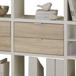 Etagère Concept VIII -VIDAXL || BeCo || Emma Soldes regal concept viii weiss eiche dekor 1994418