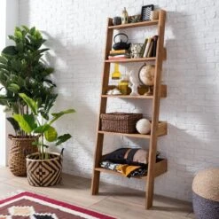 Étagère LampangWOOD -VIDAXL || BeCo || Emma Soldes regal lampangwood eiche 5200012