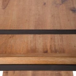 Etagère Manchester -VIDAXL || BeCo || Emma Soldes regal manchester i akazie massiv metall 4873044