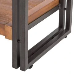 Étagère MANCHESTER 2 Rangements -VIDAXL || BeCo || Emma Soldes regal manchester iii akazie massiv metall 4877424