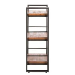 Étagère MANCHESTER 2 Rangements -VIDAXL || BeCo || Emma Soldes regal manchester iii akazie massiv metall 4877432