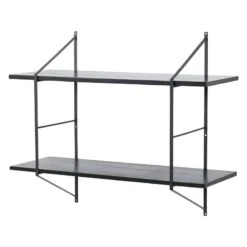 Étagère Oxbow II -VIDAXL || BeCo || Emma Soldes regal oxbow ii paulownia massiv schwarz 4562376