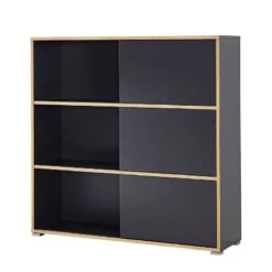 Etagère à Portes Coulissantes Mingle II -VIDAXL || BeCo || Emma Soldes schiebetuerenregal mingle ii anthrazit eiche sonoma dekor 5029408