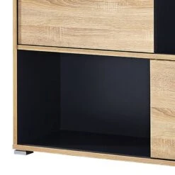 Etagère à Portes Coulissantes Mingle II -VIDAXL || BeCo || Emma Soldes schiebetuerenregal mingle ii anthrazit eiche sonoma dekor 5029424