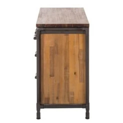 Buffet Atelier -VIDAXL || BeCo || Emma Soldes sideboard atelier akazie teilmassiv 1832618