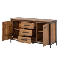 Buffet Atelier -VIDAXL || BeCo || Emma Soldes sideboard atelier akazie teilmassiv 1832638