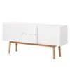 Enfilade LINDHOLM - Largeur 150 Cm -VIDAXL || BeCo || Emma Soldes sideboard lindholm iii weiss dekor eiche massiv 3711473