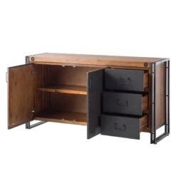 Buffet Manchester III -VIDAXL || BeCo || Emma Soldes sideboard manchester iii akazie teilmassiv metall 4875992